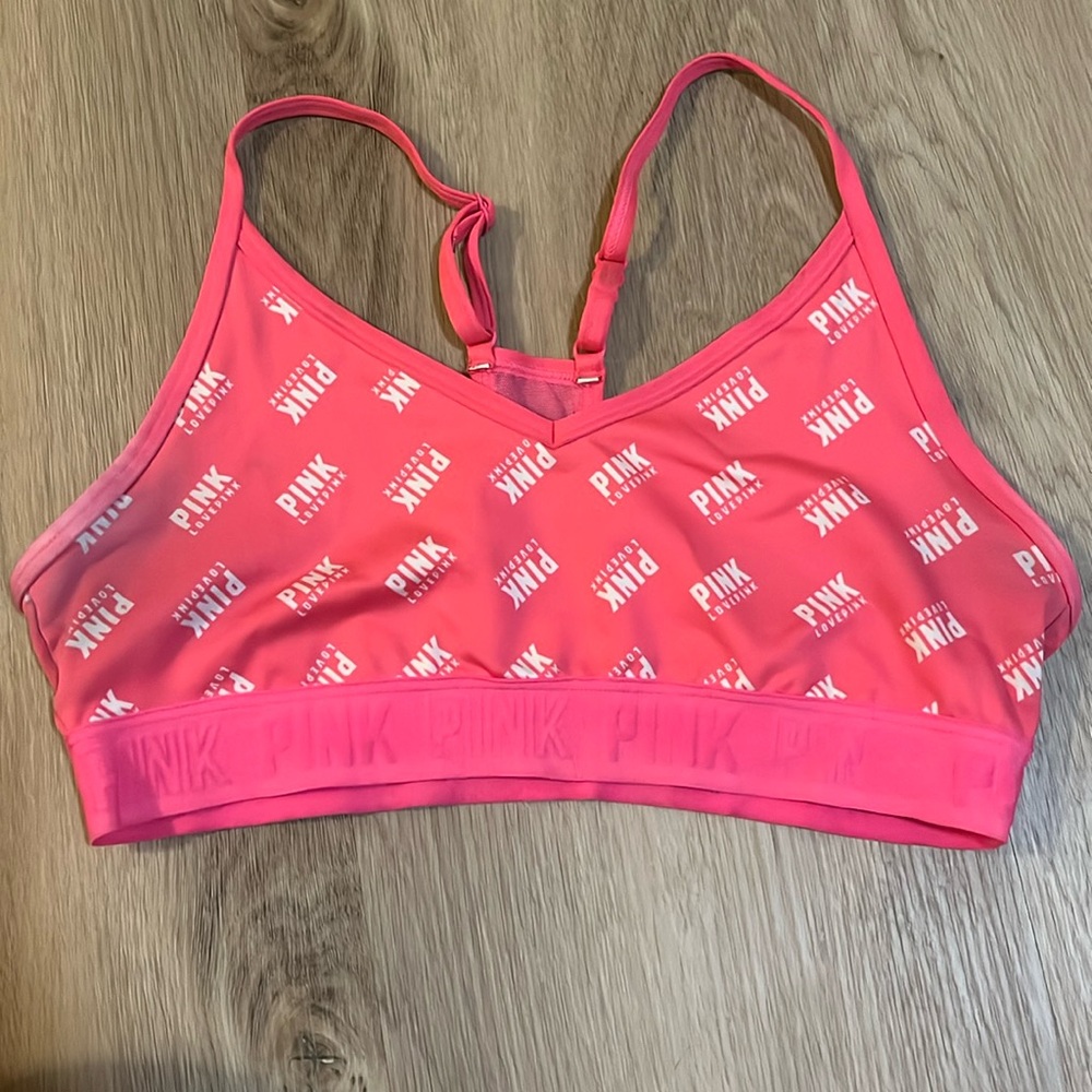 PINK active sports bra size medium